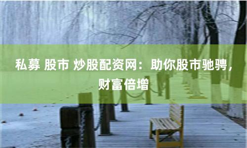 私募 股市 炒股配资网：助你股市驰骋，财富倍增